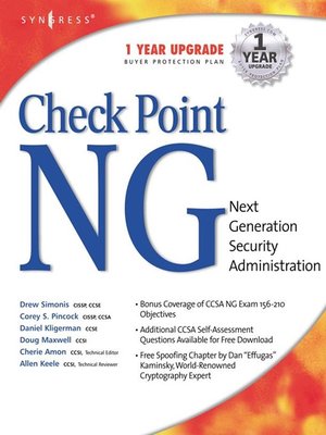 cover image of Checkpoint Next Generation Security Administration